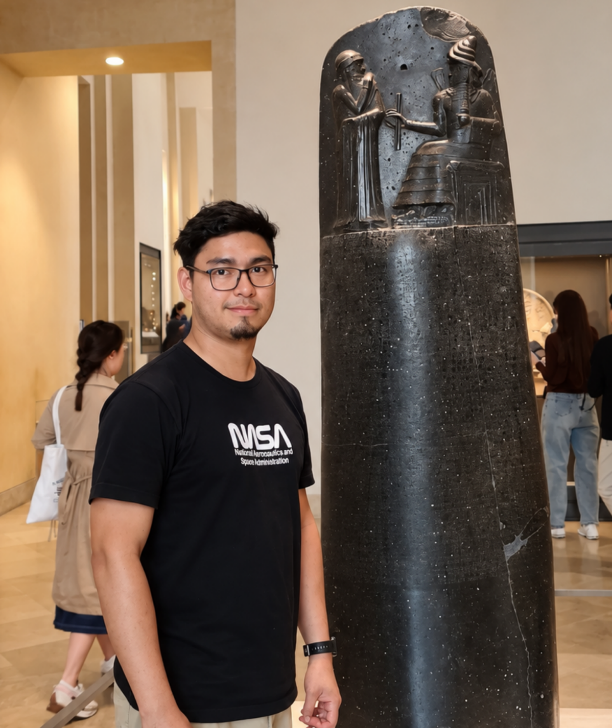 Maximiliano Avendaño, fundador de Socketidea, en una visita a un museo.